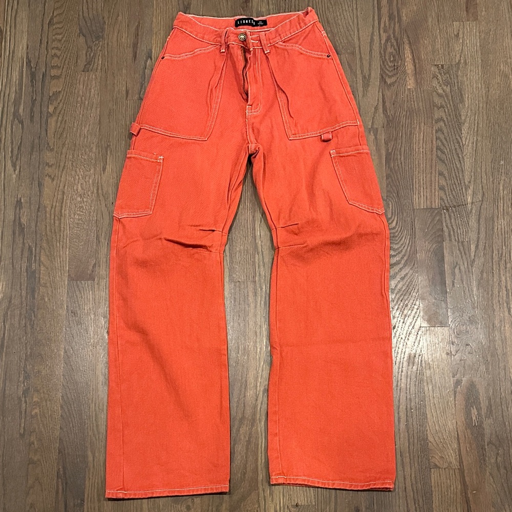 Lioness Red/Orange Cargo Pants